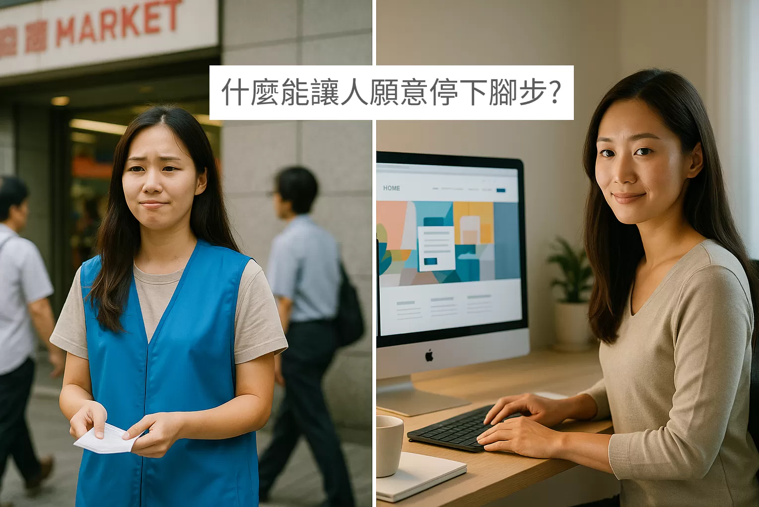 什麼能讓人願意停下腳步?
