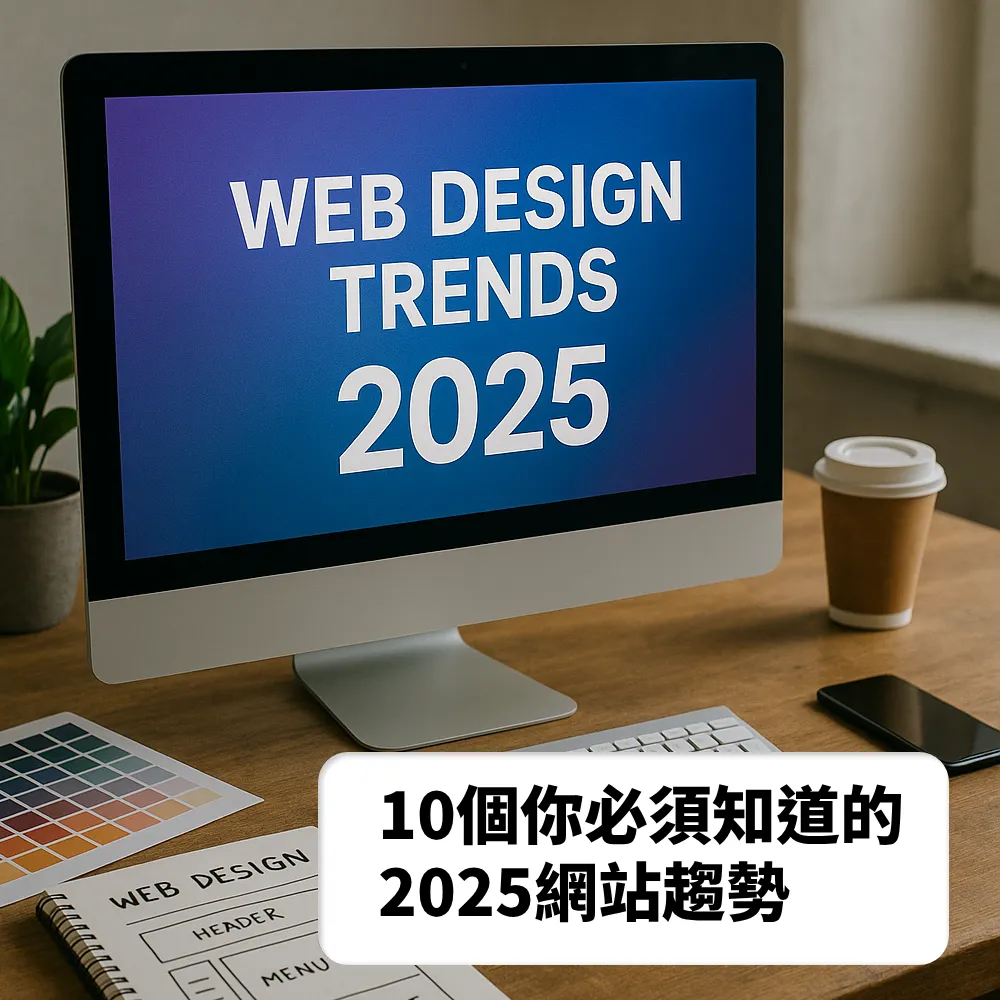 2025年網頁設計趨勢 - 10大必知設計潮流